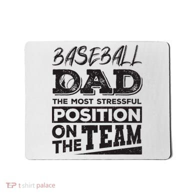 Baseball Dad Baseball Lover Mousepad