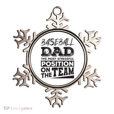 Baseball Dad Baseball Lover Ornament