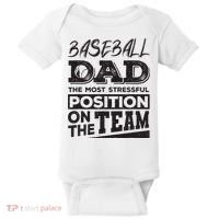 Baseball Dad Baseball Lover Baby Bodysuit thumb 0
