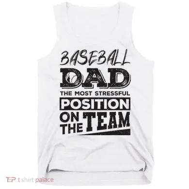 Baseball Dad Baseball Lover Tank Top