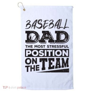 Baseball Dad Baseball Lover Golf Towel
