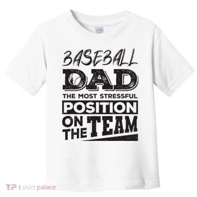 Baseball Dad Baseball Lover Toddler T-Shirt