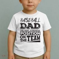 Baseball Dad Baseball Lover Toddler T-Shirt thumb 2
