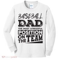 Baseball Dad Baseball Lover Kids Long Sleeve Shirt thumb 0