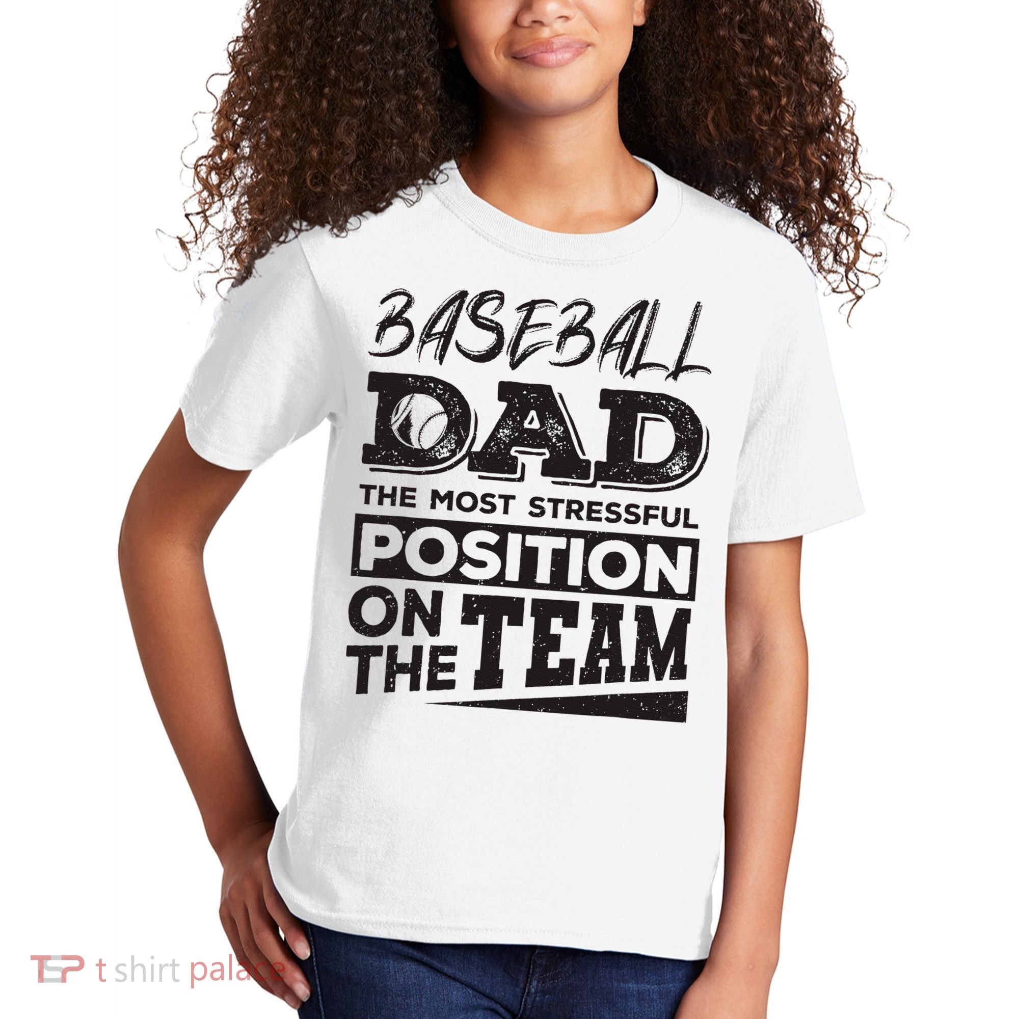 Baseball Dad Baseball Lover Kids T-Shirt