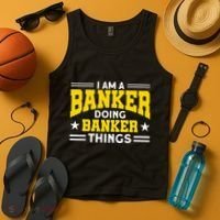 Banker Doing Banker Things For Banker Tank Top thumb 4