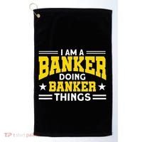 Banker Doing Banker Things For Banker Golf Towel thumb 0