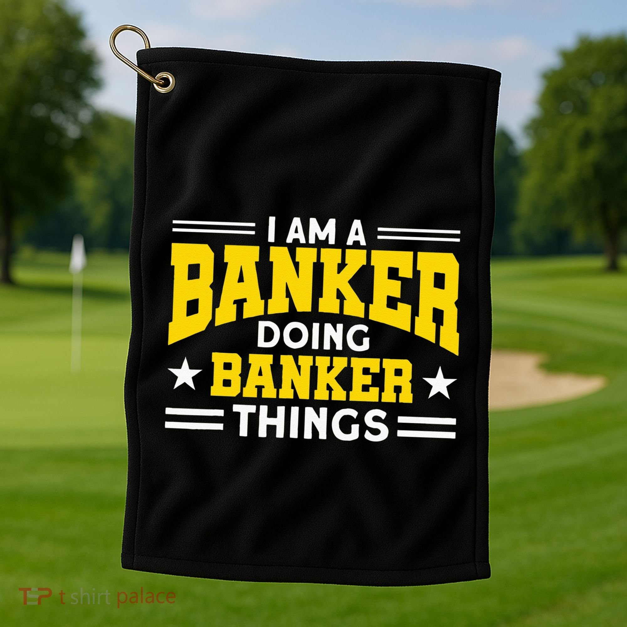 Banker Doing Banker Things For Banker Golf Towel