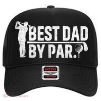 Best Dad By Par Funny Golf Daddy Fathers Day Birthday Gifts Hat thumb 0