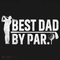 Best Dad By Par Funny Golf Daddy Fathers Day Birthday Gifts Visor thumb 3