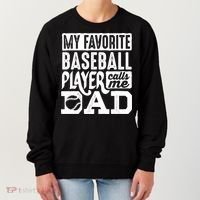Baseball Dad Cool Gift Baseball Lover Cute Gift Women's Sweatshirt thumb 0