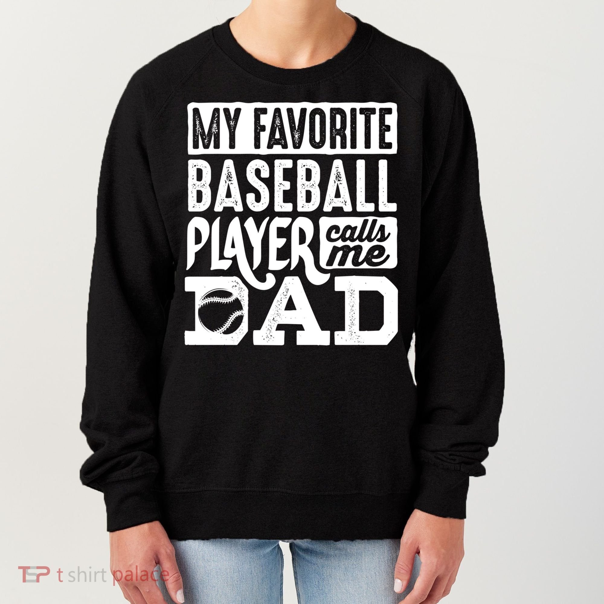 Baseball Dad Cool Gift Baseball Lover Cute Gift Women's Sweatshirt