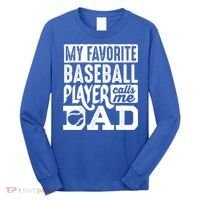 Baseball Dad Cool Gift Baseball Lover Cute Gift Long Sleeve Shirt thumb 0