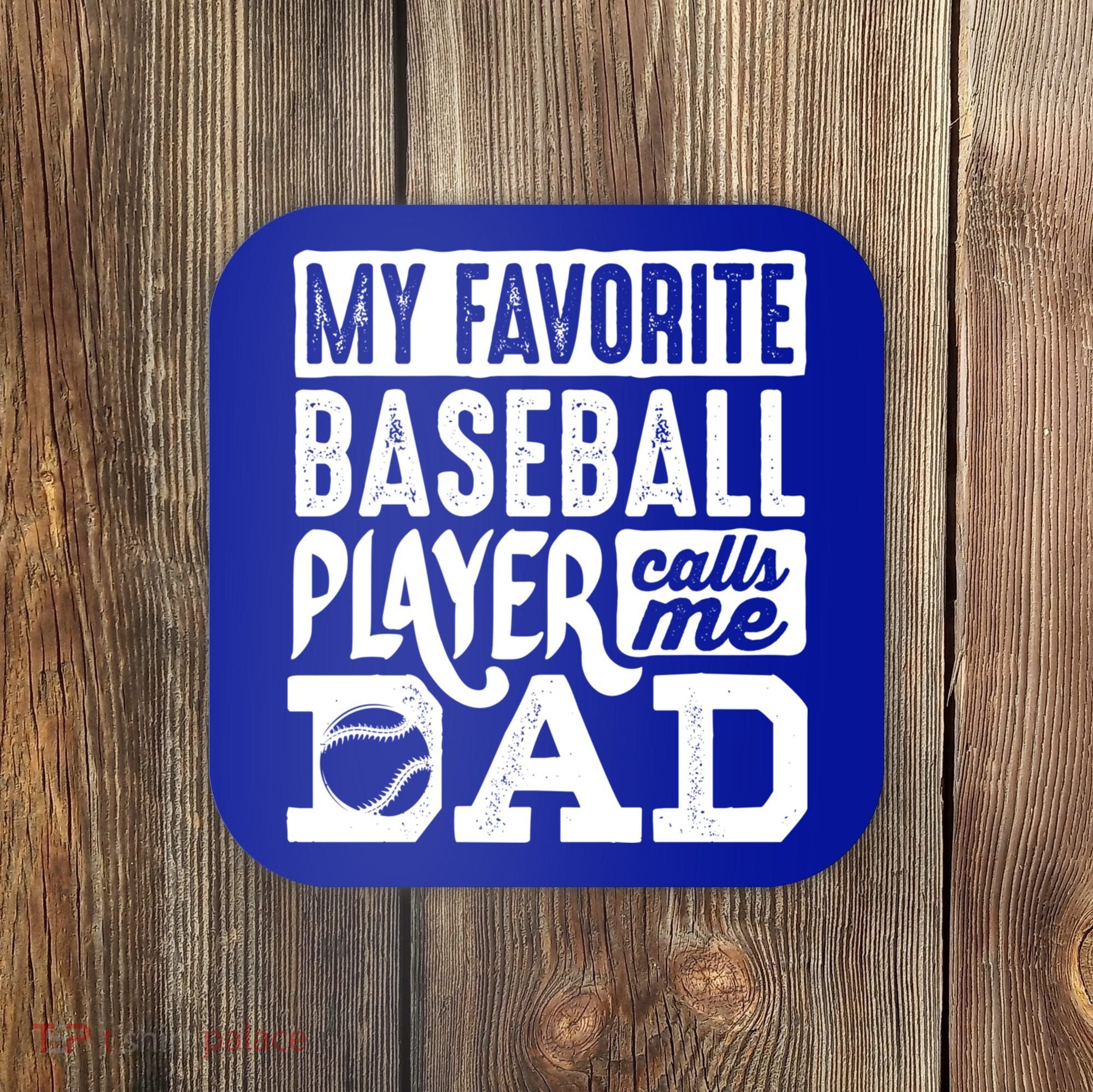 Baseball Dad Cool Gift Baseball Lover Cute Gift Coaster