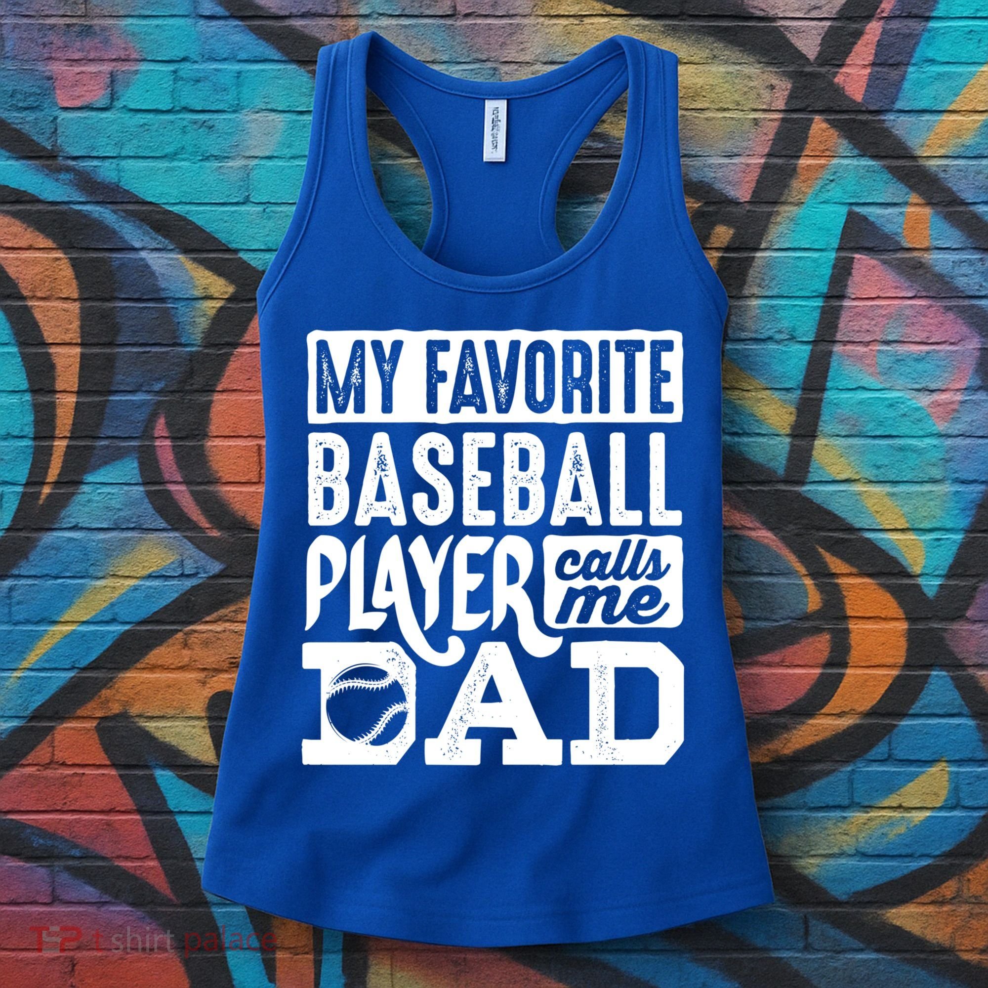 Baseball Dad Cool Gift Baseball Lover Cute Gift Women's Tank Top