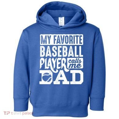Baseball Dad Cool Gift Baseball Lover Cute Gift Toddler Hoodie