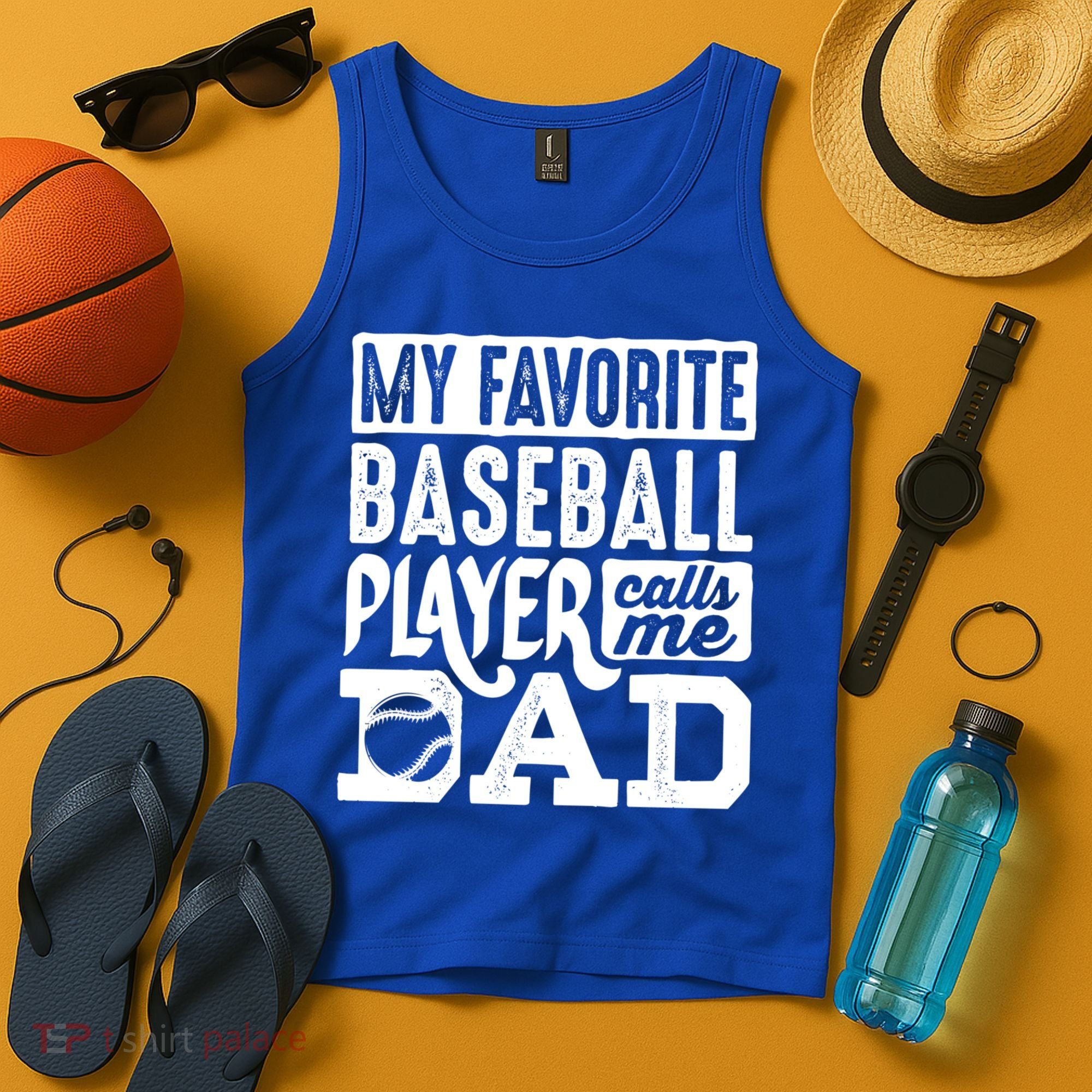 Baseball Dad Cool Gift Baseball Lover Cute Gift Tank Top