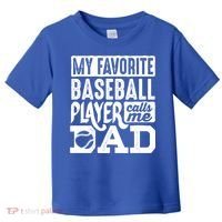 Baseball Dad Cool Gift Baseball Lover Cute Gift Toddler T-Shirt thumb 0