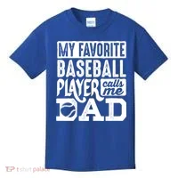 Baseball Dad Cool Gift Baseball Lover Cute Gift Kids T-Shirt thumb 0