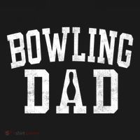 Bowling Dad Classic Bold Font FatherS Day Daddy Sweatshirt thumb 3