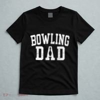 Bowling Dad Classic Bold Font FatherS Day Daddy T-Shirt thumb 5