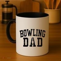 Bowling Dad Classic Bold Font FatherS Day Daddy Coffee Mug thumb 4