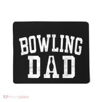 Bowling Dad Classic Bold Font FatherS Day Daddy Mousepad thumb 0