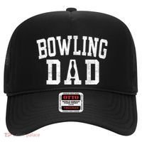 Bowling Dad Classic Bold Font FatherS Day Daddy Hat thumb 0