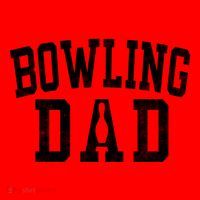 Bowling Dad Classic Bold Font FatherS Day Daddy Santa Hat thumb 1