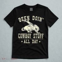 Been Doing Cowboy Stuff Funny Rodeo Cowboy T-Shirt thumb 5