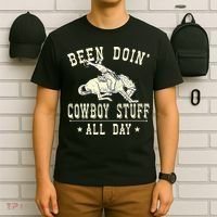 Been Doing Cowboy Stuff Funny Rodeo Cowboy T-Shirt thumb 6