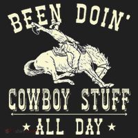 Been Doing Cowboy Stuff Funny Rodeo Cowboy Beanie thumb 2
