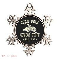 Been Doing Cowboy Stuff Funny Rodeo Cowboy Ornament thumb 0
