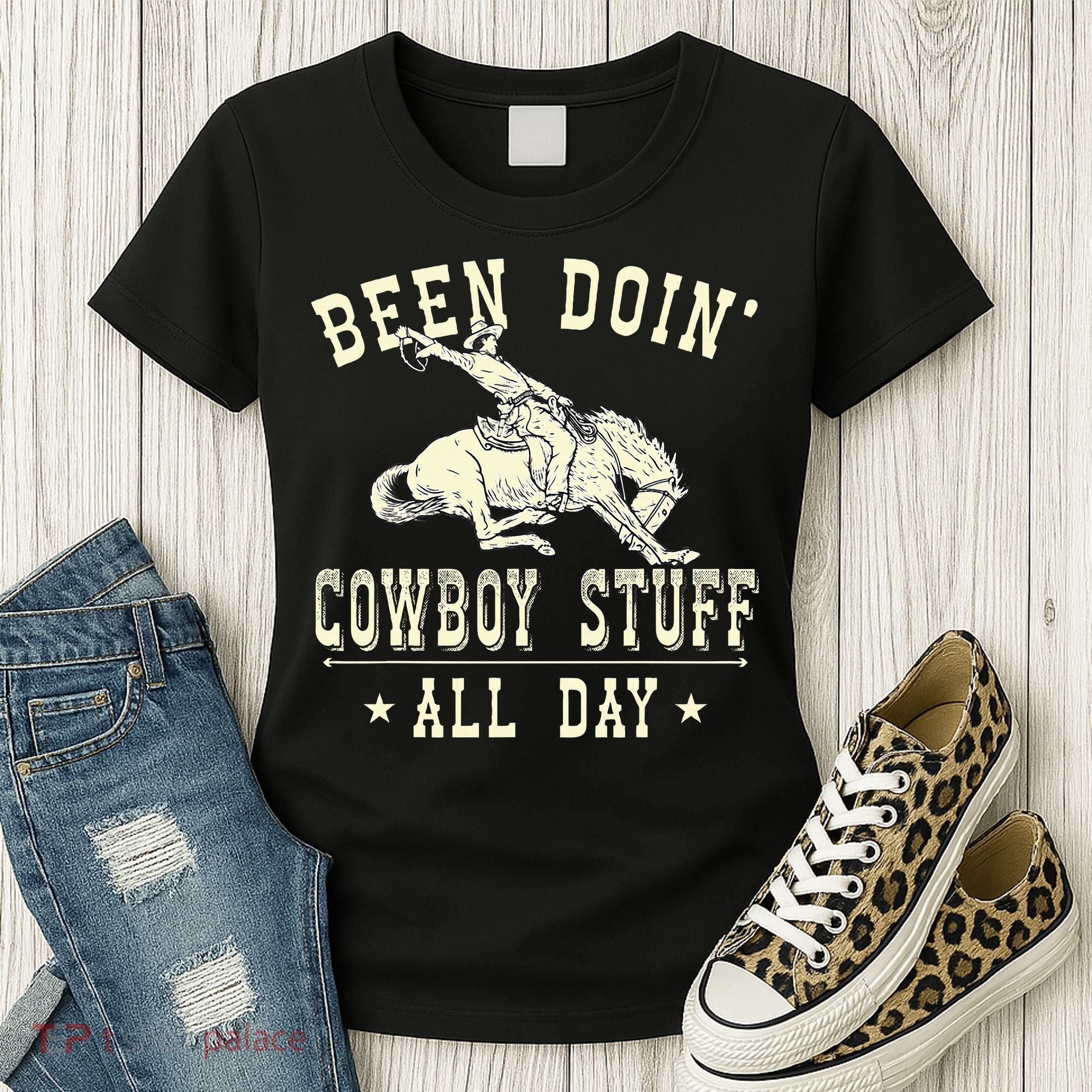 Been Doing Cowboy Stuff Funny Rodeo Cowboy Women's T-Shirt