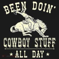 Been Doing Cowboy Stuff Funny Rodeo Cowboy Kids Hoodie thumb 5