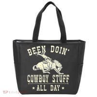 Been Doing Cowboy Stuff Funny Rodeo Cowboy Tote Bag thumb 0