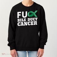 Bile Duct Cancer Awareness Warrior Cholangiocarcinoma Gift Funny Gift Women's Sweatshirt thumb 0