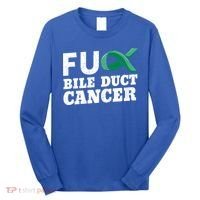 Bile Duct Cancer Awareness Warrior Cholangiocarcinoma Gift Funny Gift Long Sleeve Shirt thumb 0