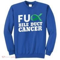 Bile Duct Cancer Awareness Warrior Cholangiocarcinoma Gift Funny Gift Sweatshirt thumb 0