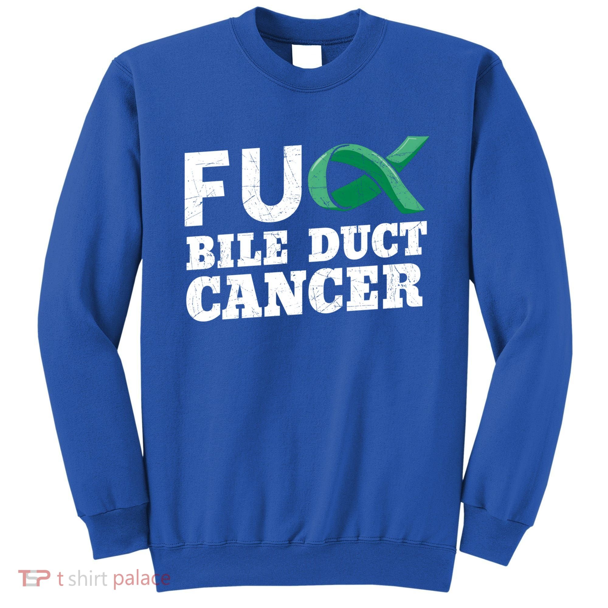 Bile Duct Cancer Awareness Warrior Cholangiocarcinoma Gift Funny Gift Sweatshirt