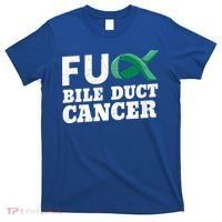 Bile Duct Cancer Awareness Warrior Cholangiocarcinoma Gift Funny Gift T-Shirt thumb 0