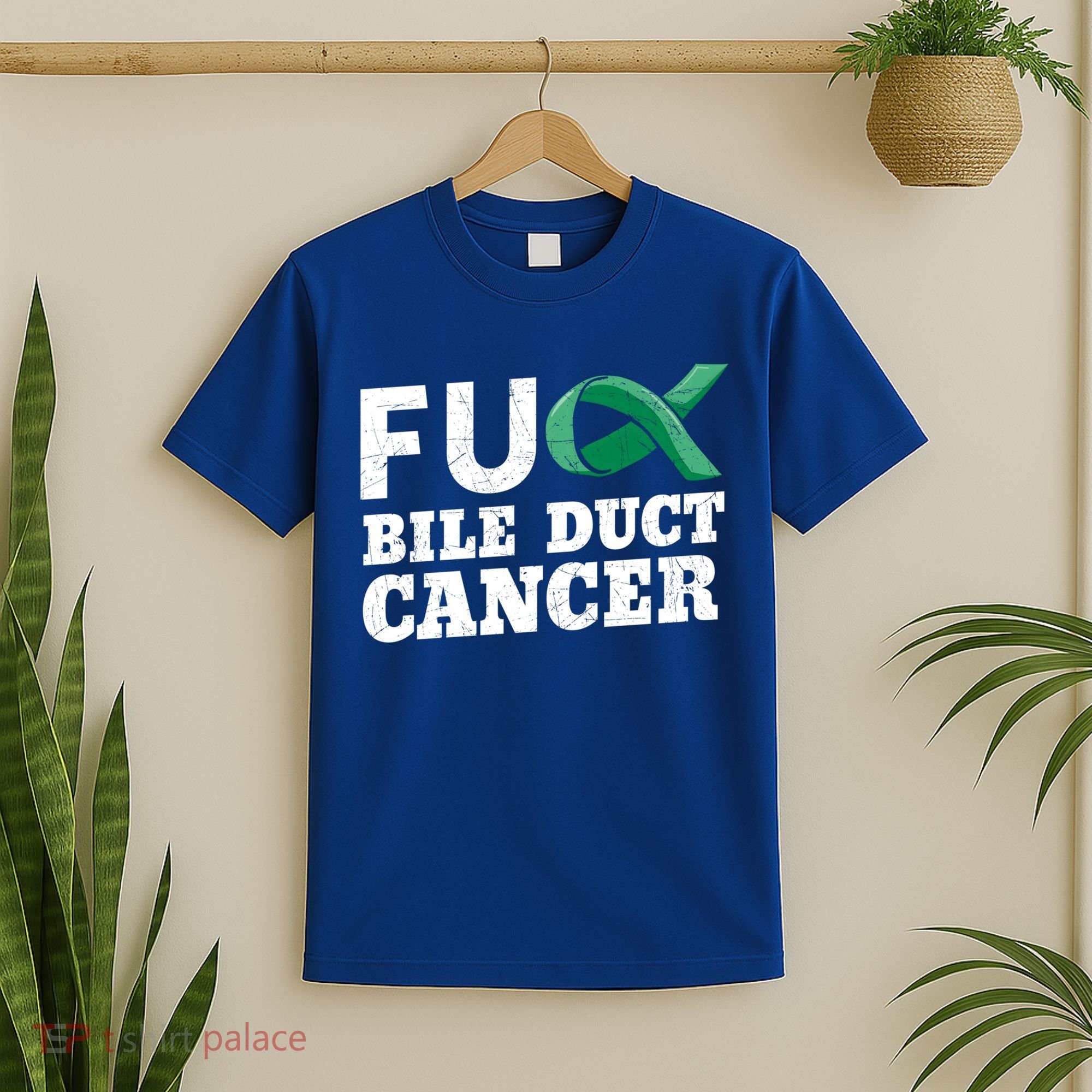 Bile Duct Cancer Awareness Warrior Cholangiocarcinoma Gift Funny Gift T-Shirt