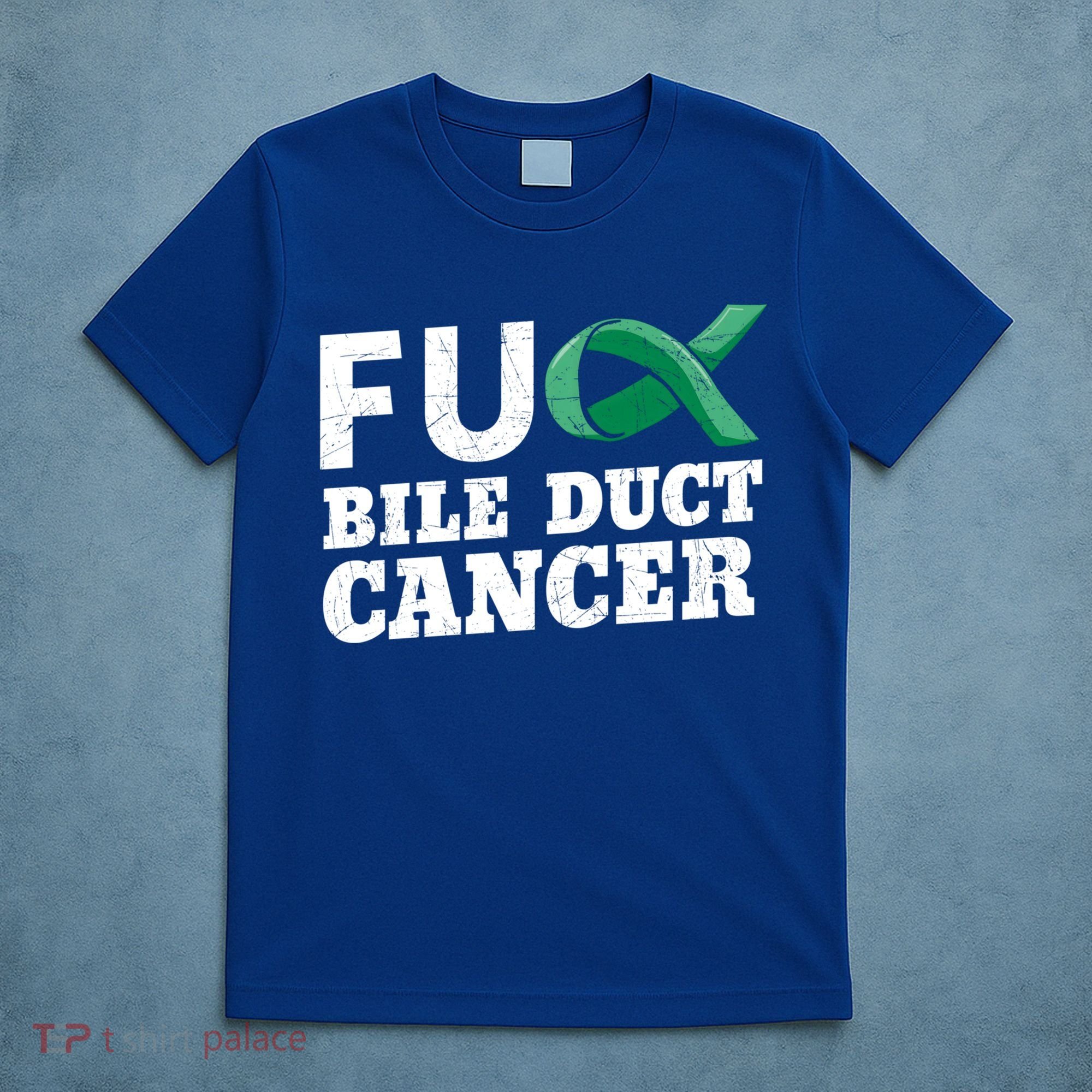 Bile Duct Cancer Awareness Warrior Cholangiocarcinoma Gift Funny Gift T-Shirt