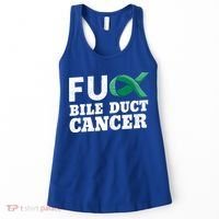 Bile Duct Cancer Awareness Warrior Cholangiocarcinoma Gift Funny Gift Women's Tank Top thumb 0