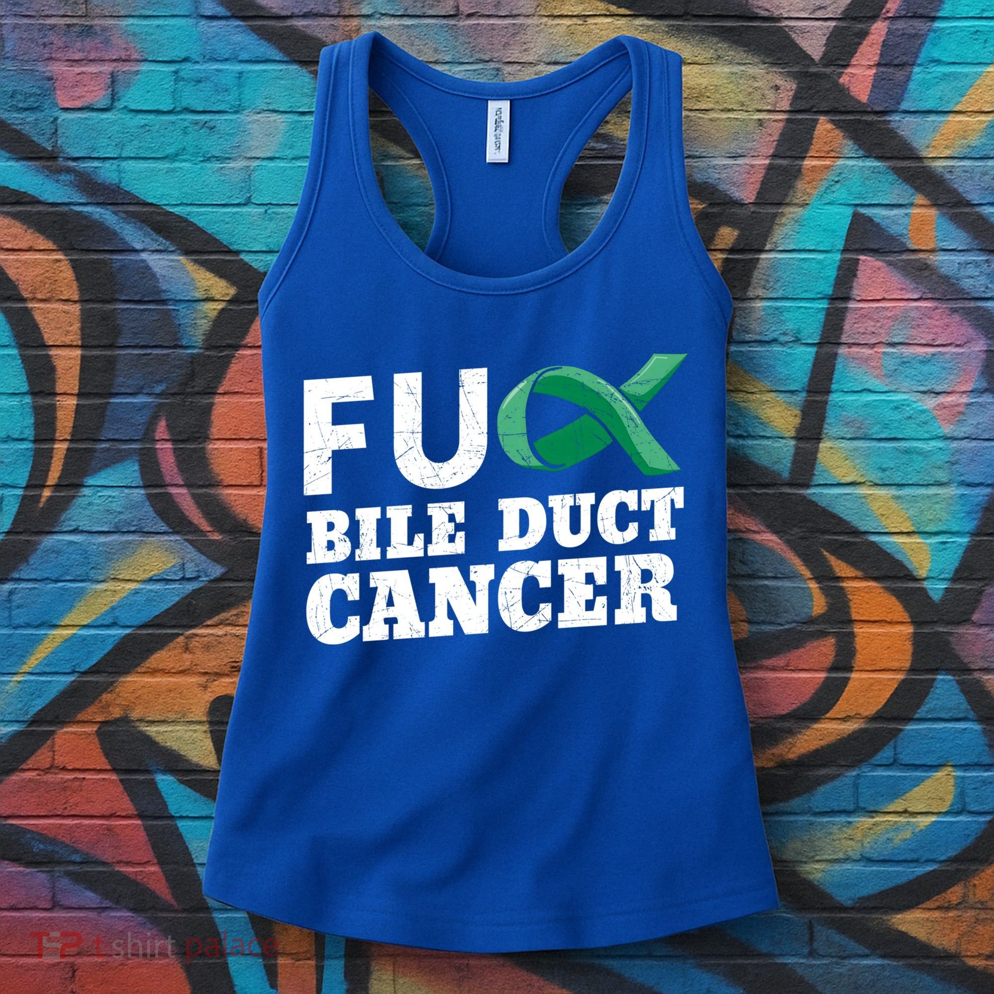 Bile Duct Cancer Awareness Warrior Cholangiocarcinoma Gift Funny Gift Women's Tank Top