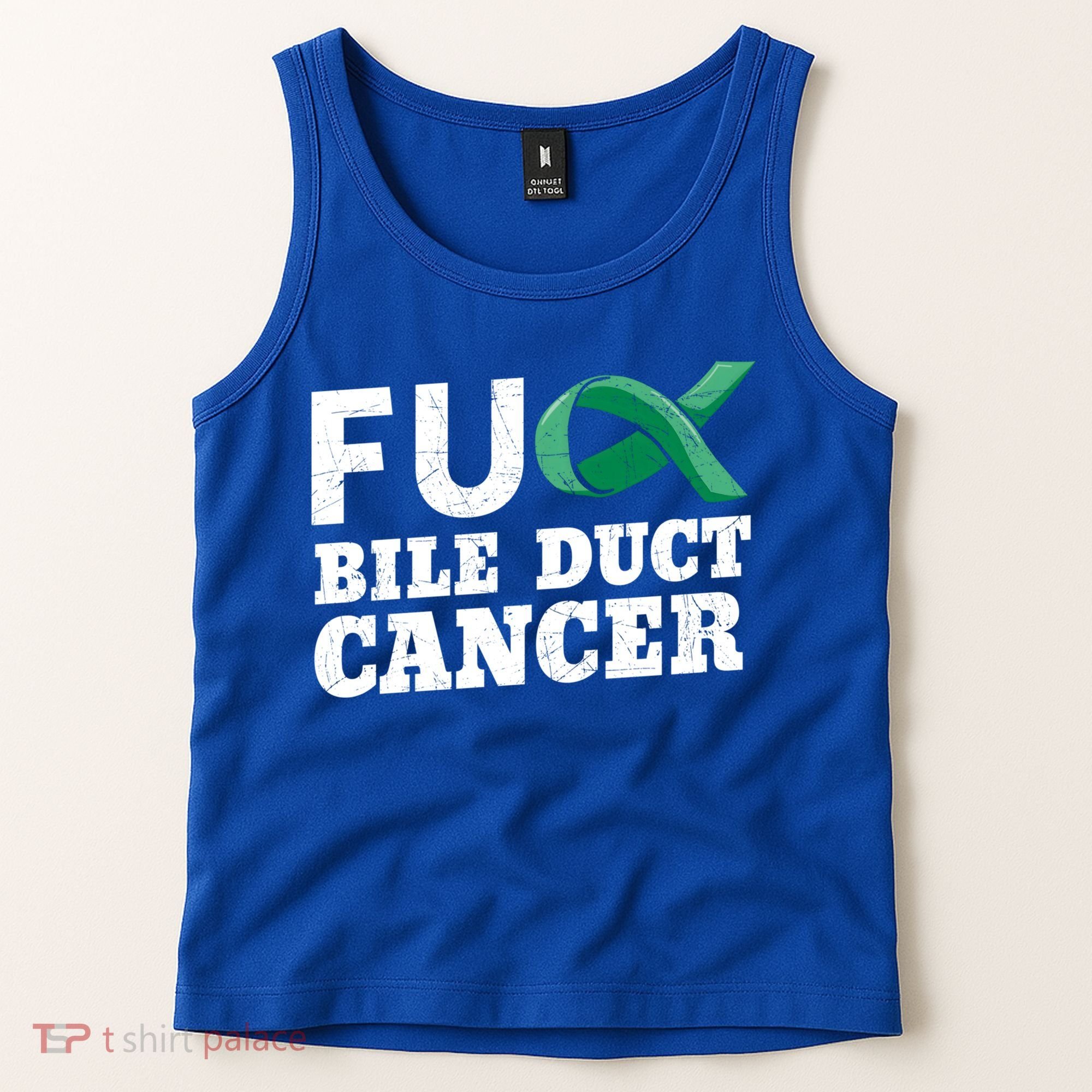 Bile Duct Cancer Awareness Warrior Cholangiocarcinoma Gift Funny Gift Tank Top