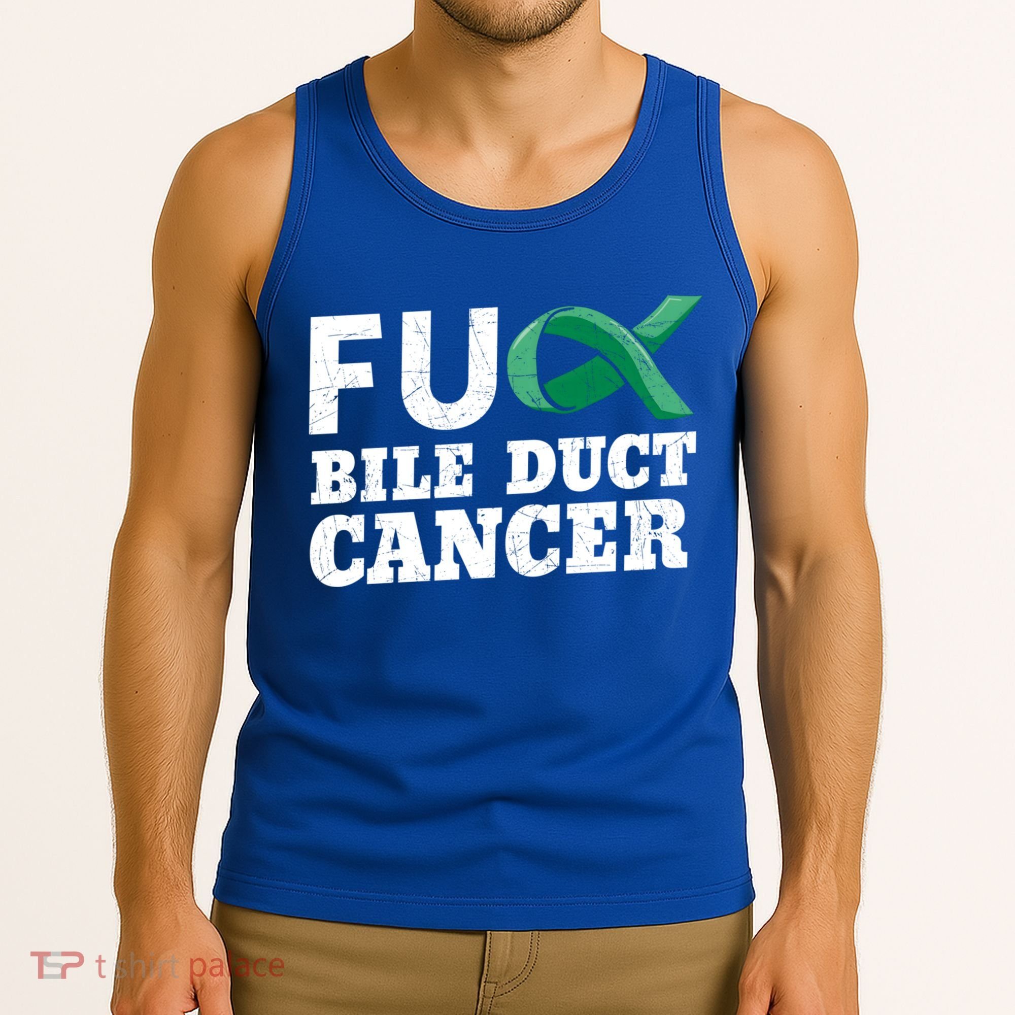 Bile Duct Cancer Awareness Warrior Cholangiocarcinoma Gift Funny Gift Tank Top