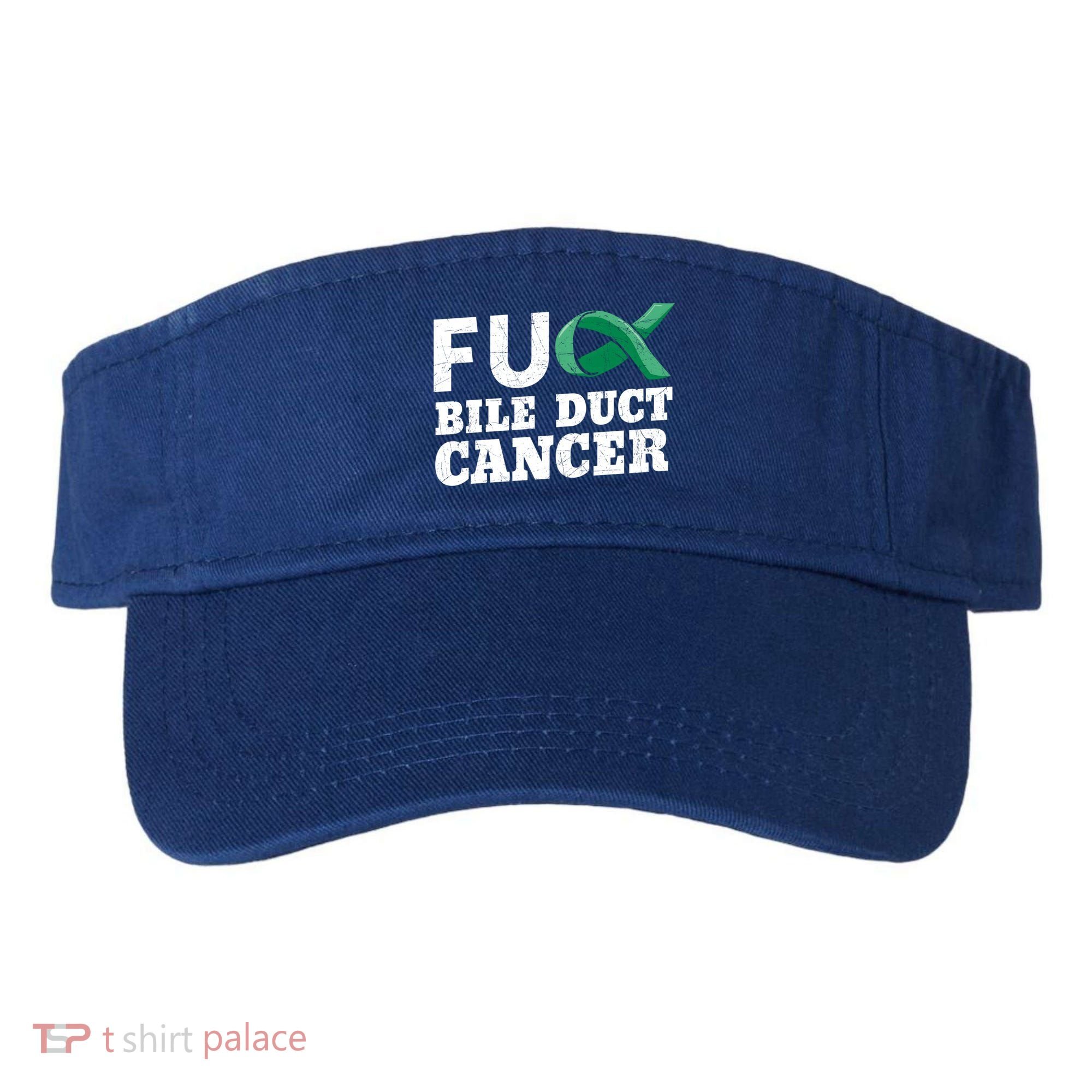 Bile Duct Cancer Awareness Warrior Cholangiocarcinoma Gift Funny Gift Visor