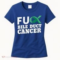 Bile Duct Cancer Awareness Warrior Cholangiocarcinoma Gift Funny Gift Women's T-Shirt thumb 0