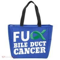 Bile Duct Cancer Awareness Warrior Cholangiocarcinoma Gift Funny Gift Tote Bag thumb 0